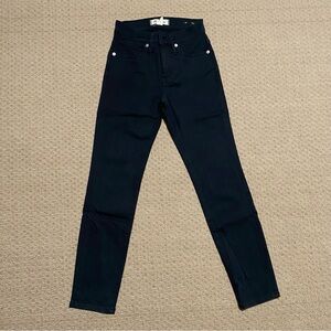 Madewell Black Mid-Rise Skinny Jeans